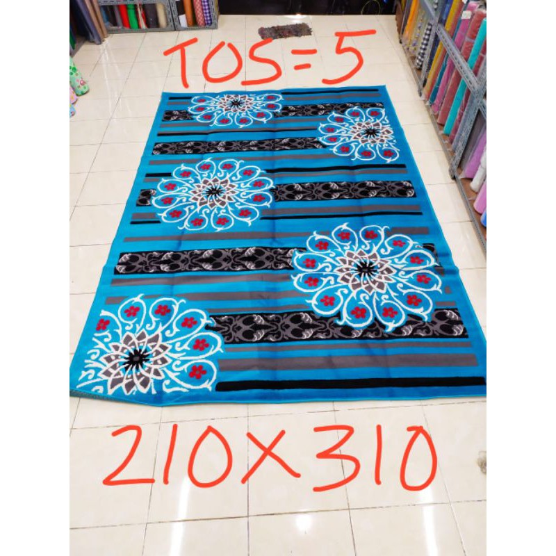 Karpet permadani biru tosca