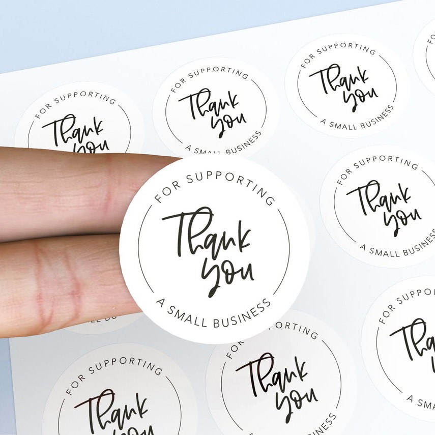 

Sticker label PRAKTIS untuk Brand, Merk Makanan, Distro print and cut bentuk lingkaran kiss cut