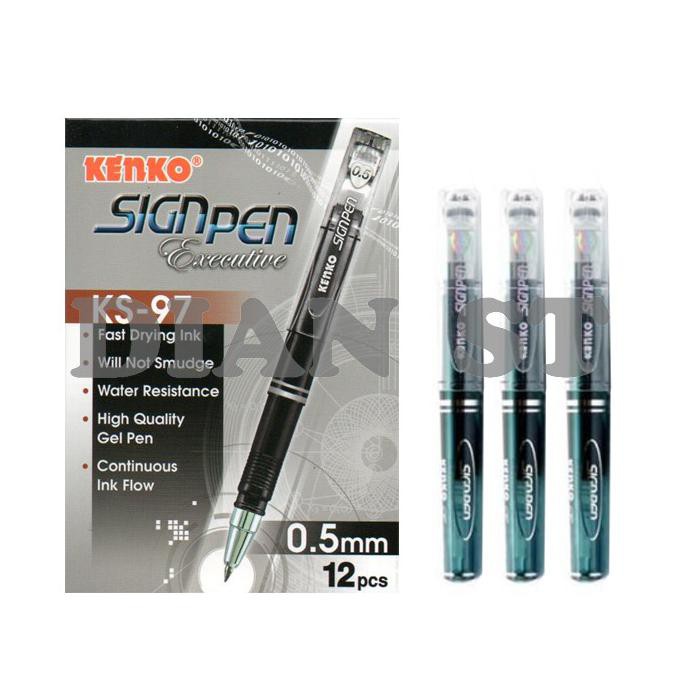 

✨BISA COD✨ Kenko Gel Pen KS-97 SignPen - Lsn