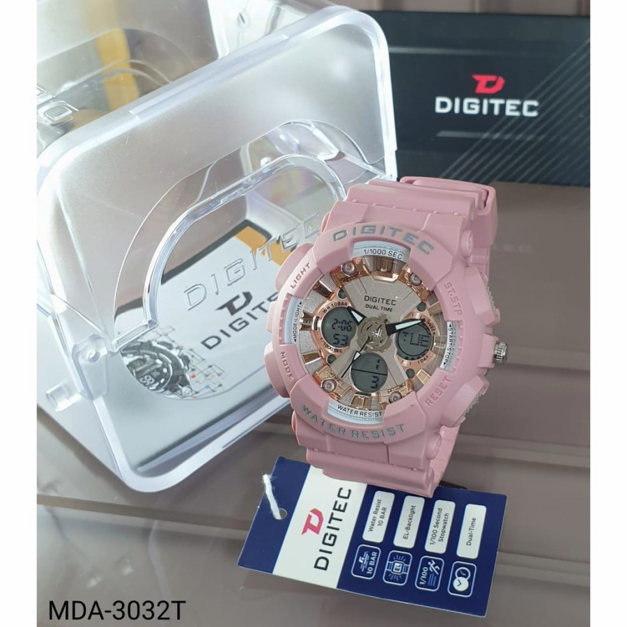 Jam tangan digitec terbaru MDA-3032T ORIGINAL pria wanita sport