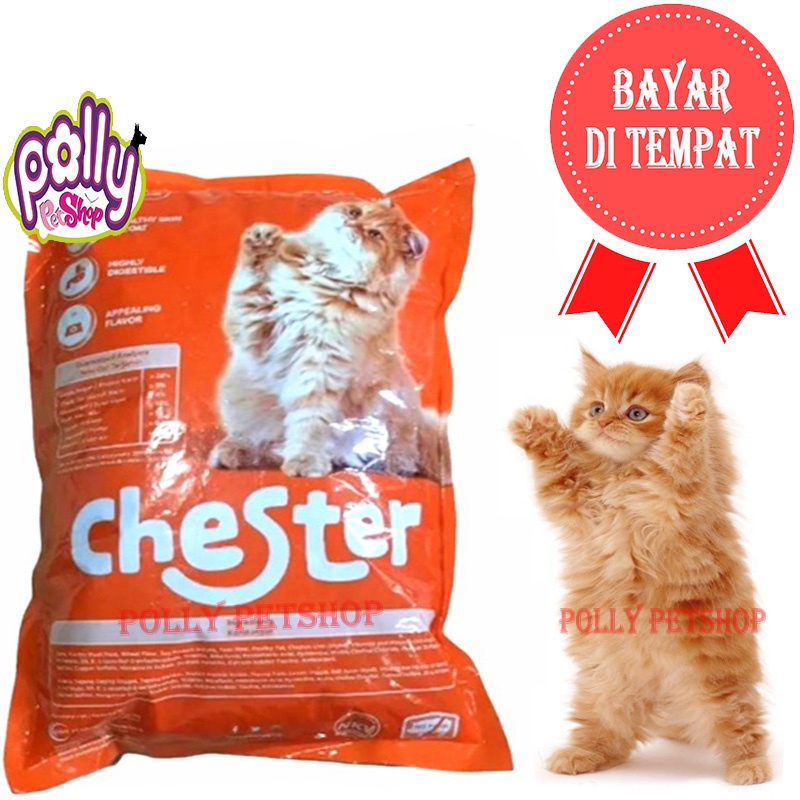 MAKANAN KUCING MURAH MAKANAN KUCING PERSIA ANGGORA CHESTER KEMASAN 1KG