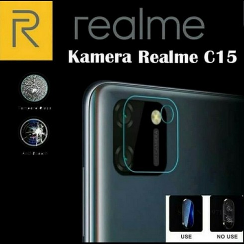 TEMPERED GLASS KAMERA REALME C15 - PELINDUNG KAMERA OPPO REALME C15