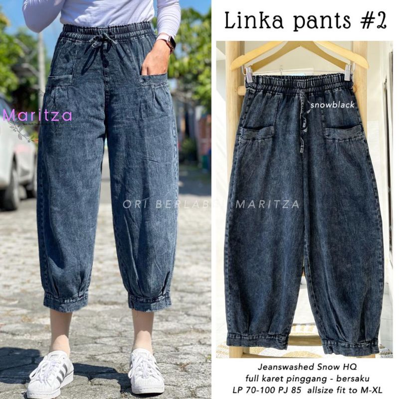 linka pants #2 celana baggy jeans by maritza