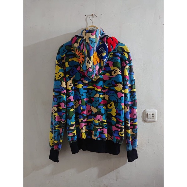 ziphoodie a bathing ape original//ziphodie bape candy second//hoodie bape second