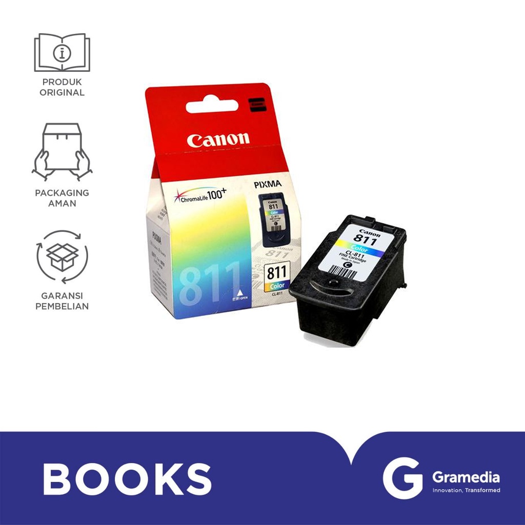 Gramedia Bali - Canon Ink CL 811