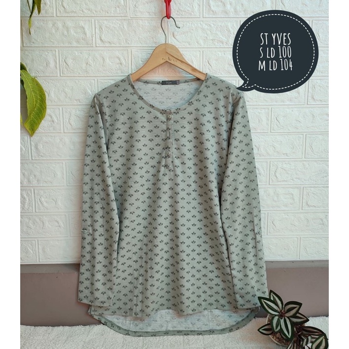 ATASAN WANITA KAOS LENGAN PANJANG STYVEST ORI MATAHARI BRANDED SIZE S M L XL XXL