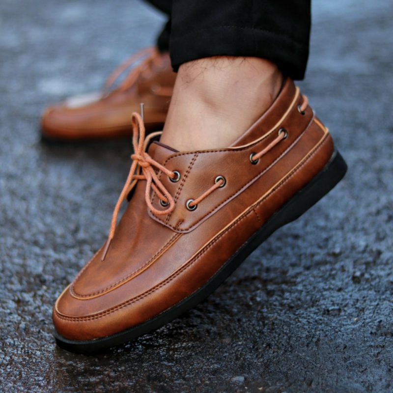 DARIO | Sepatu Kasual Pria Original Loafers Santai Kerja Murah Pantofel Kerja Kantor