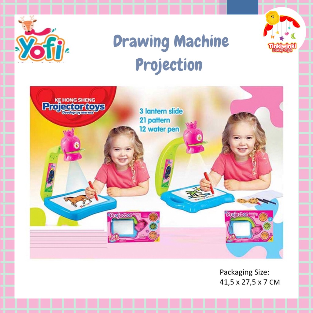 YOFI Drawing Machine Projector B063 Mainan Anak