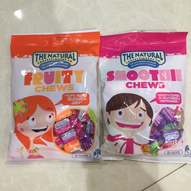 

Fruity chews and smoothy chews