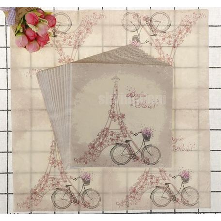 Decoupage Napkin - Tissue Decoupage 2Ply CT - Bonjour Paris