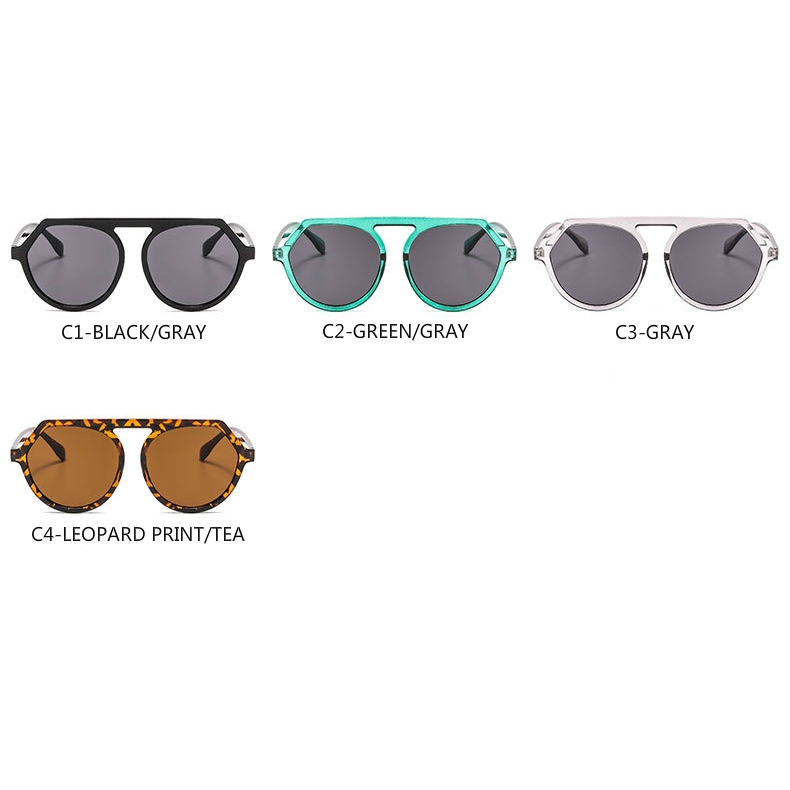 Fashion Irregular Pilot European and American Trend Men's and Women's Sunglasses Metal Hinge