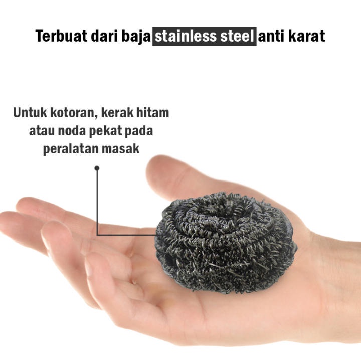 SCOTCH BRITE - Sabut Stainless | Penghilang Kerak | Sabut Kawat 3M