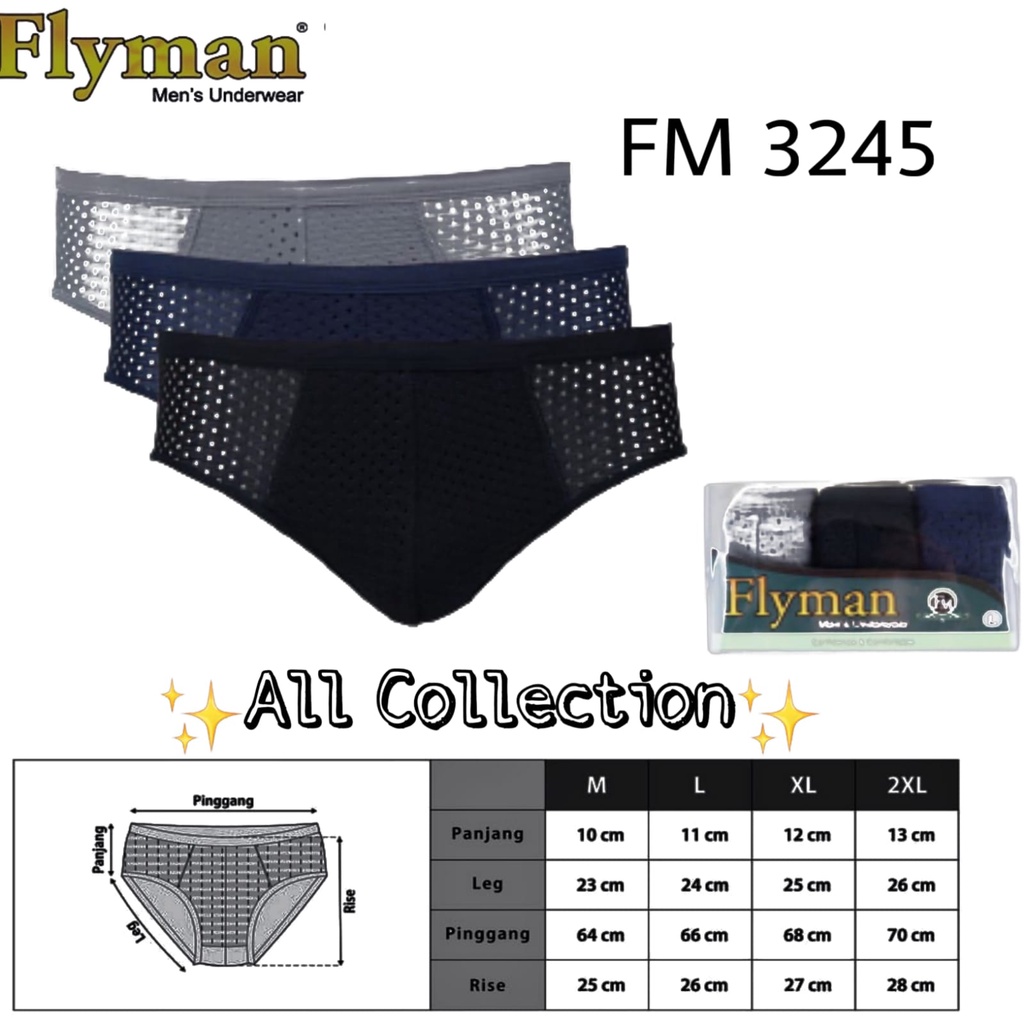 Best Flyman Celana Dalam Pria FM 3245