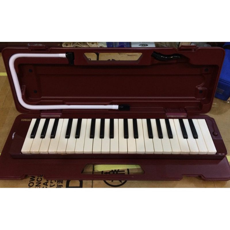 Pianika 37 Kunci Portable Alat Musik Tiup Keyboard Melodica Hitam