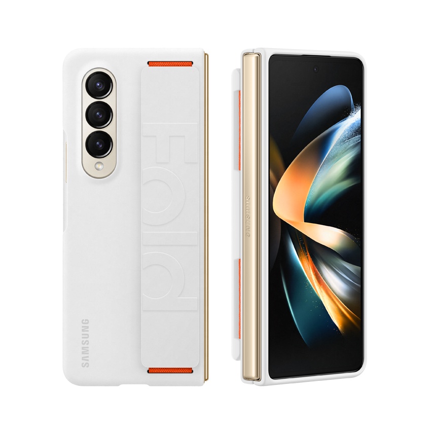 Casing Samsung Galaxy Z Fold4 5G Silicone Slim Strap SoftCase Pelindung Hp Case Kesing