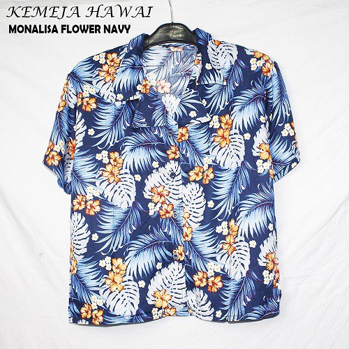 FORTGLASS 002 MIX MONALISA BAJU PANTAI WANITA KEMEJA HAWAI BALI CEWEK LENGAN PENDEK MOTIF