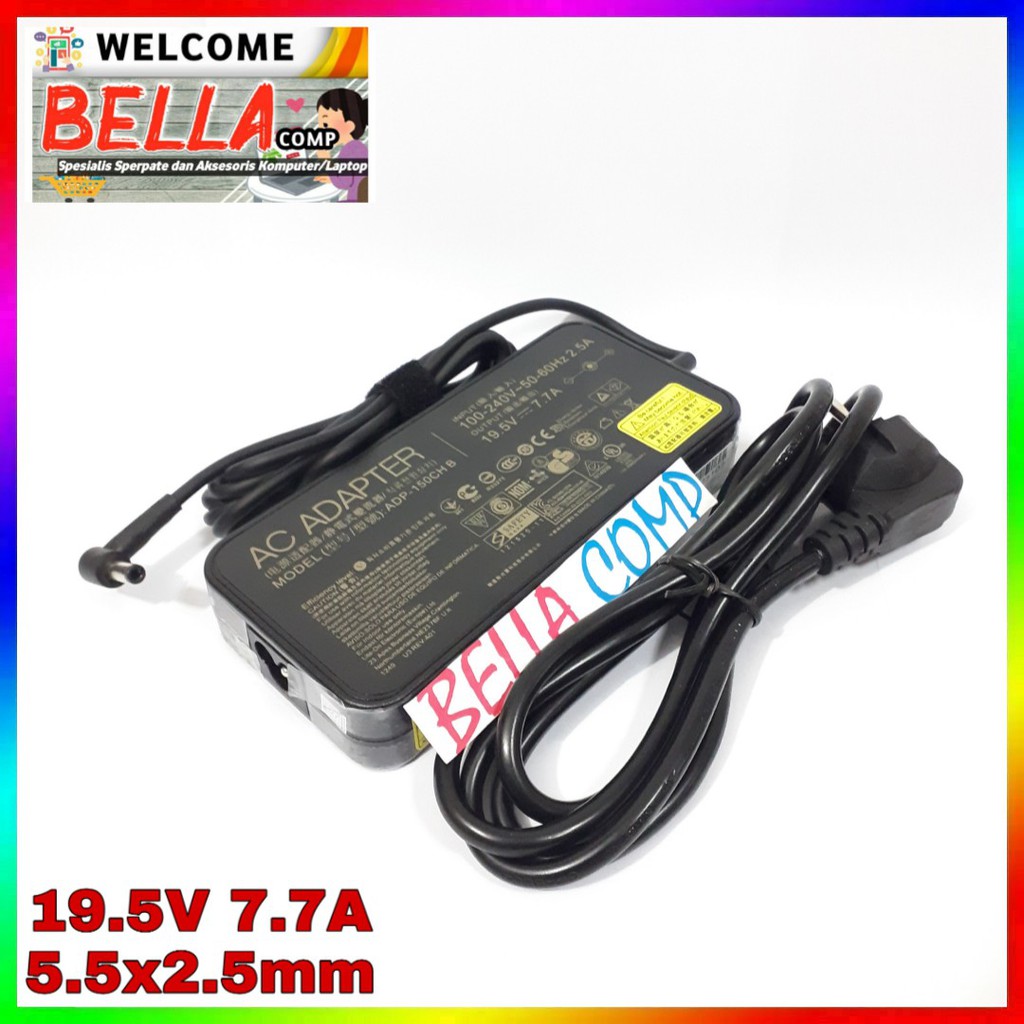 Adaptor Charger Casan Laptop ASUS G73SW G71G G74 G74SX G73S G72G G73S 19.5V 7.7A 150W 2.5x2.5mm