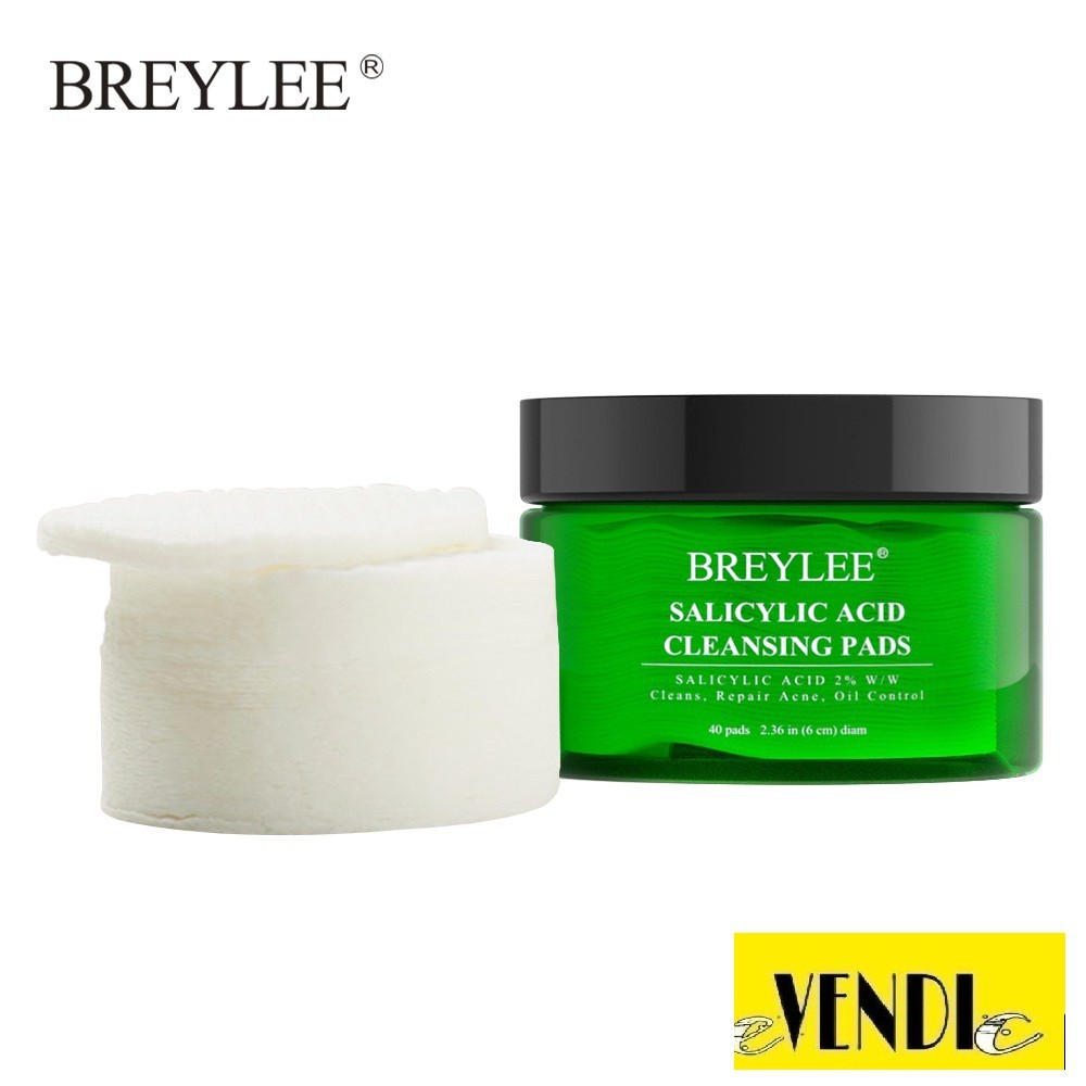 [BPOM] BREYLEE  Pembersih Wajah (40 Pads) | Salicylic Acid Cleansing Pads - breylee cleaning pad