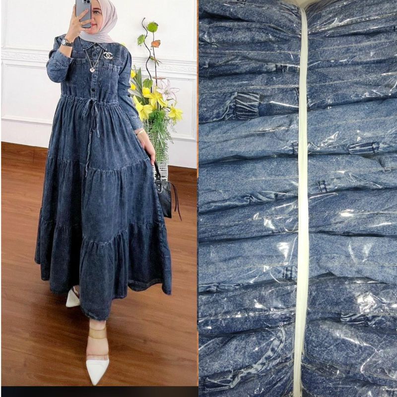 gamis jeans by nila