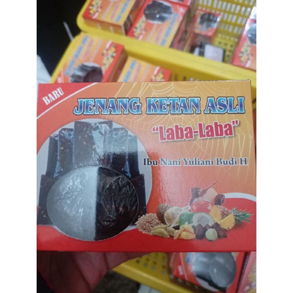 

Jenang Ketan Wijen Laba Laba 500 gram. free packing kardus