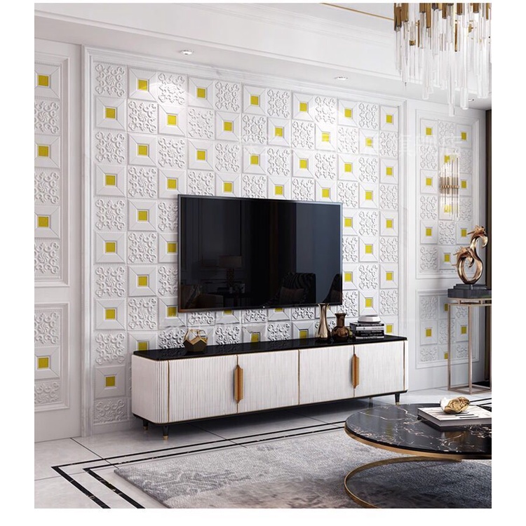 Hiasan Wallpaper Dinding Aksesoris Dekorasi wallpaper sticker motif Glitter dan Permata 520