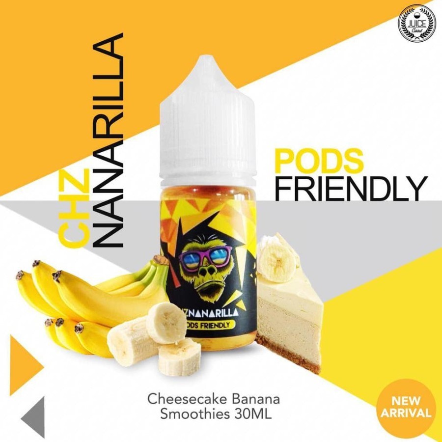 CHZNANARILLA PODS FRIENDLY CHEESECAKE BANANA SMOTHIES 30ML 12MG - AUTH