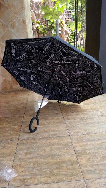 Payung Terbalik Payung Mobil Upside Down Umbrella Kazbrella