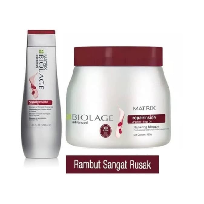 MATRIX Biolage Repairinside Hair Mask - Masker Perawatan Pelembut Rambut Rusak Bercabang 500 ml