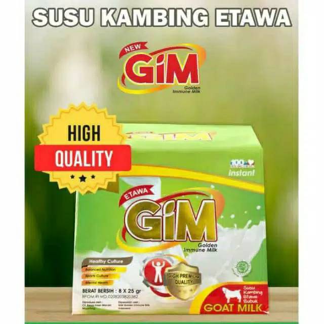 

Susu Kambing Bubuk ETAWA Isi 8 Sachet PERMIUM Quality BPOM