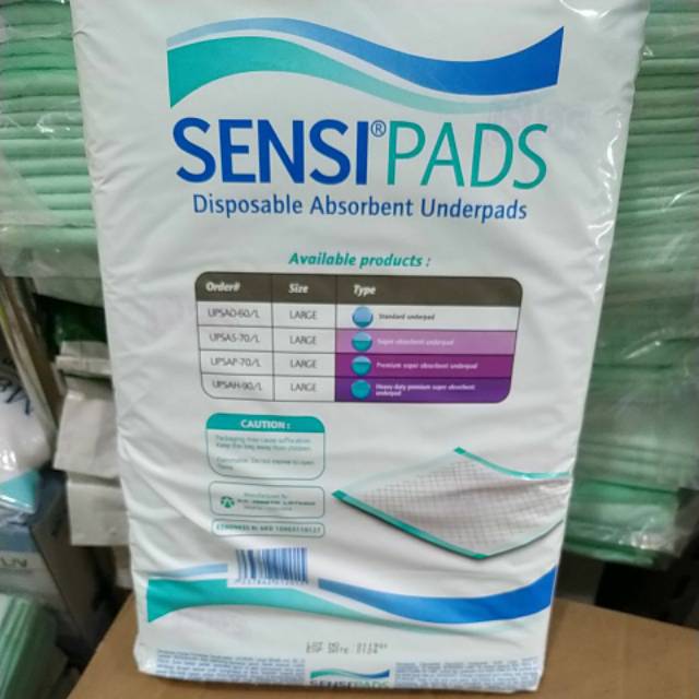 Sensi Underpad/ sensi pads / sensi pad / sensi underpad