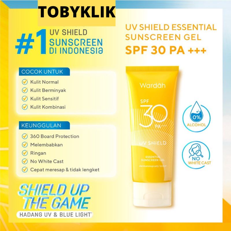 Wardah UV Shield Essential Sunscreen Gel SPF 30 40ml