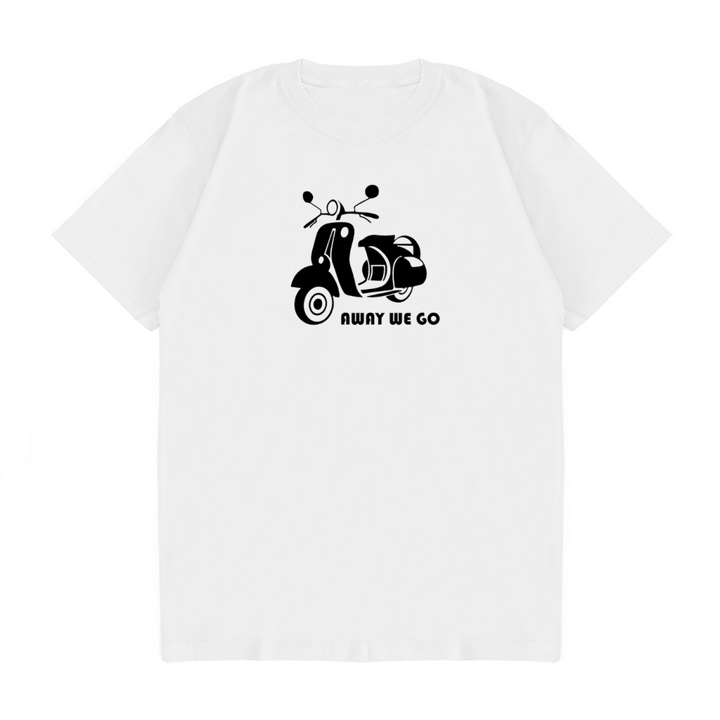 KAOS OVERSIZE VESPA ON MY WAY T-SHIRT