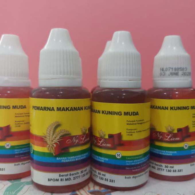 

31.87-Kue- Pewarna Kuning Muda Ny Liem (Water Based) -Terlengkap-Termurah-Dijamin.