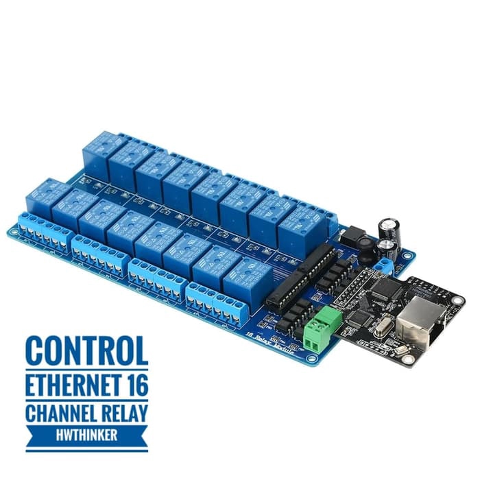 Jual Modul Remote Control 16 Channel Relay Switch LAN 