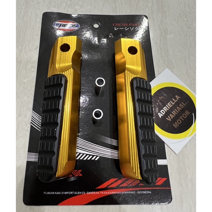 Footstep cnc nmax lexi aerox vario 125 150 full cnc variasi injakan kaki belakang