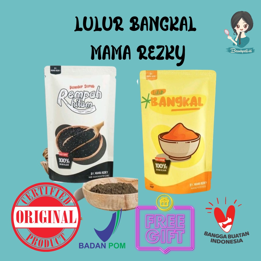 BPOM LULUR BANGKAL MAMA REZKY 20Gram