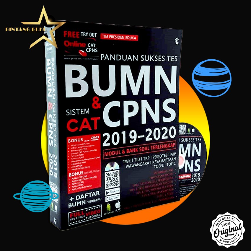 BUKU MATERI SOAL TES PANDUAN SUKSES TES BUMN CPNS SISTEM CAT 2019-2020