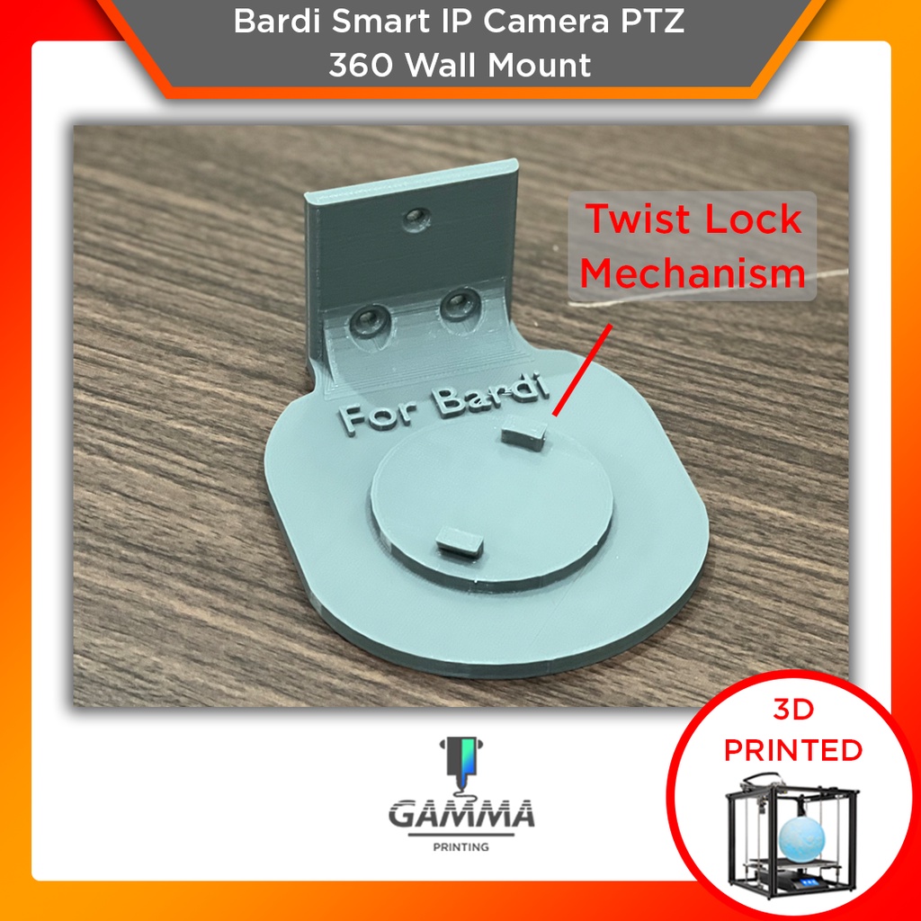 Bardi Smart IP Camera PTZ 360 CCTV Wall Mount Holder / Bracket CCTV