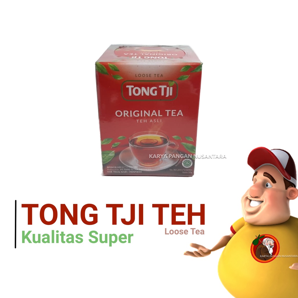 

TEH TONG TJI SUPER TEH ORIGINAL TEA TEH SEDUH TONGTJI PACK 50GR