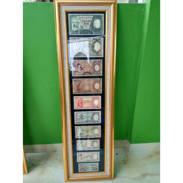 Set uang kuno 2.5 rupiah sampai 10.000 rupiah asli original