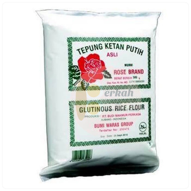 

Tepung Ketan Putih Rose Brand 500 gr