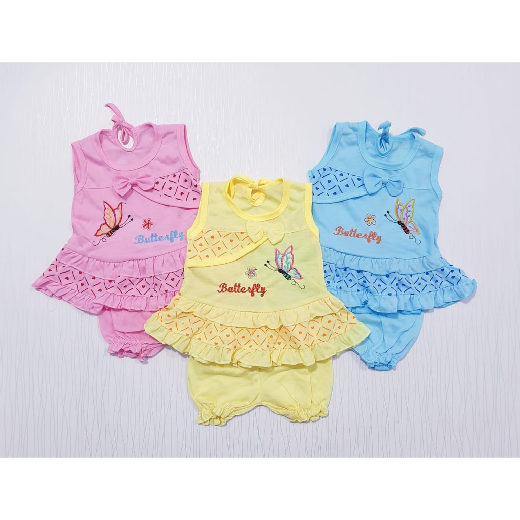 Dress Baby / Baju Bayi 0-12 Bulan / Baby Alicia