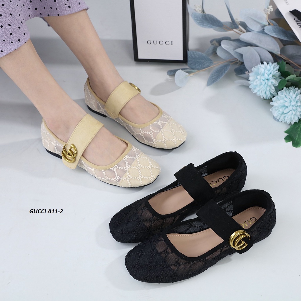 SEPATU WANITA MARY JANE FLAT SHOES A11-2