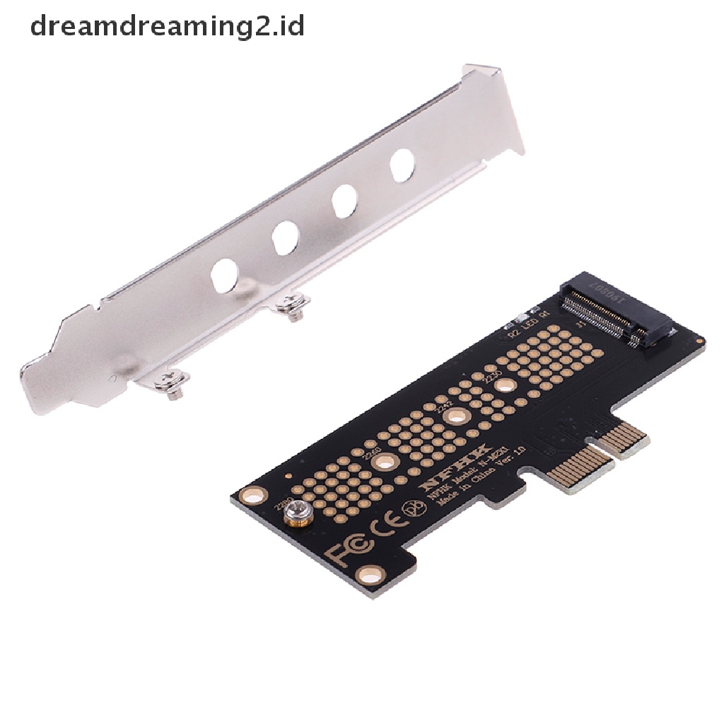 (LIKE) Nvme PCIe x4 x2 M.2 NGFF SSD Ke PCIe x1 adapter Kartu Konverter PCIe x1 Ke M.2 / M.2