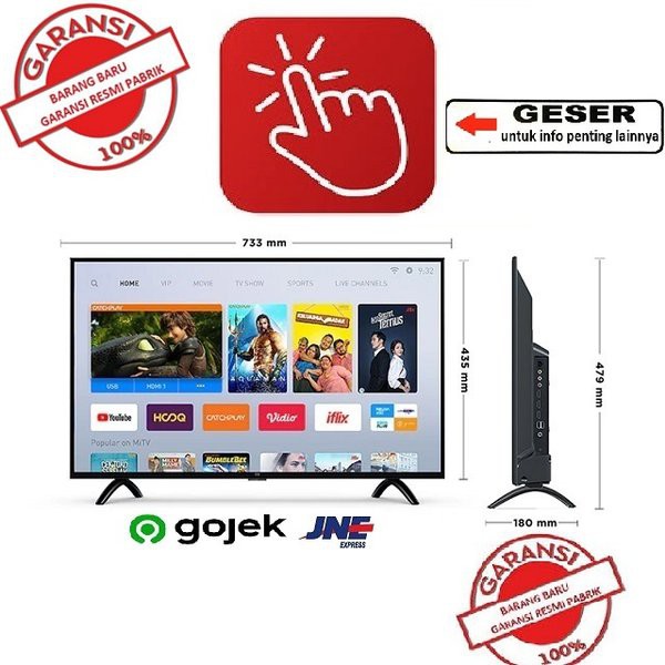 Solusi TV LED Xiaomi Mi LED 4A 32 inch Tv Android Smart Tv -free BREKET terbaik