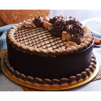 

Kue Ulang Tahun Ultah - Black Forest 3 Bunga Coklat - Free Kartu Ucapan