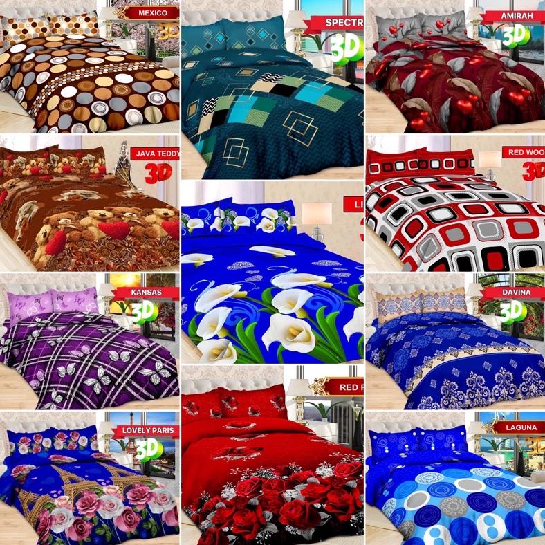 SPREI BONITA DISPERSE UK 180X200 CM ORIGINAL, SPREI TERBARU, MURAH,  BANYAK MOTIF, SPREI CANTIK, MOT