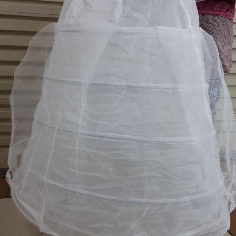 Petticoat bridal susun 5 kawat ring Pengembang rok pengantin