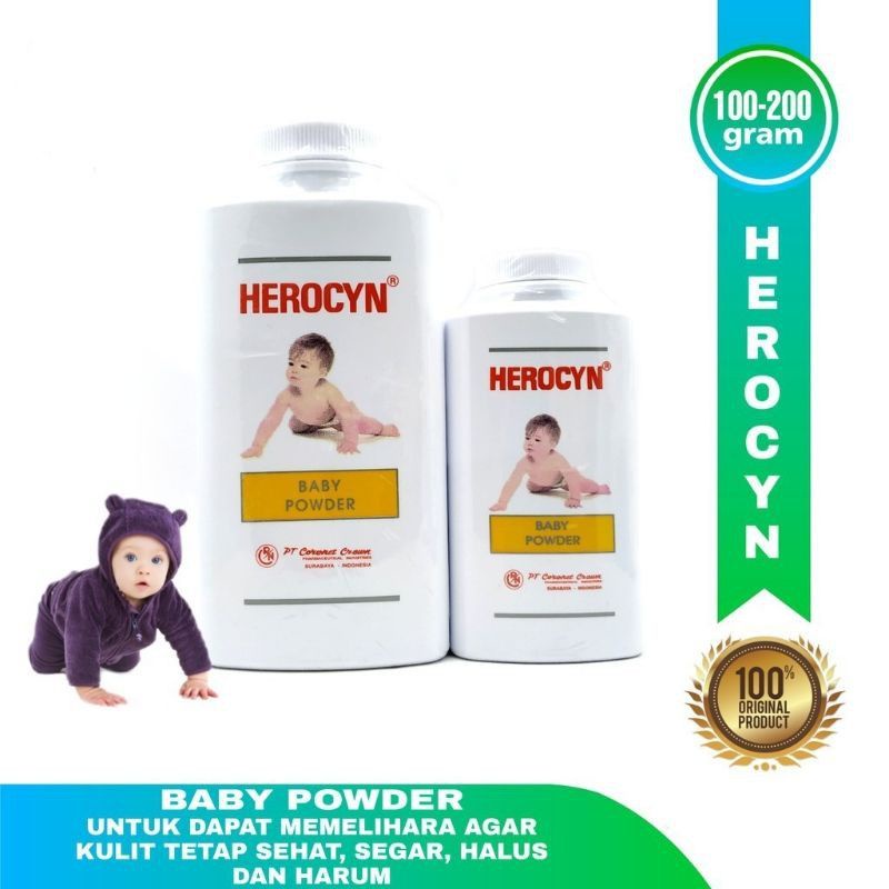 Herocyn Baby Powder 100g & 200g / Bedak Bayi