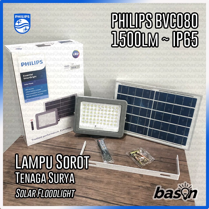 PHILIPS BVC080 LED15 Solar Floodlight - Lampu Sorot Tenaga Surya